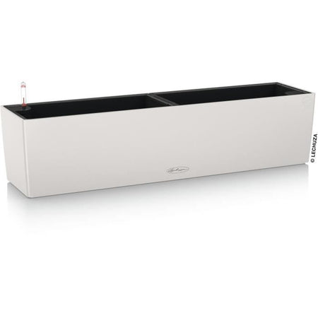 Jardiniere - Balconera colore 80 - Kit completo - Grigio chiaro - 12 L - LECHUZA