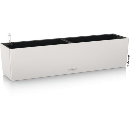 Jardiniere - Balconera colore 80 - Kit completo - Grigio chiaro - 12 L - LECHUZA