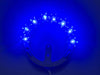 CORONCINA LUMINOSA A LUCE LED STELLARIO VOTIVO SACRO STATUE PLEXIGLASS ELETTRICO