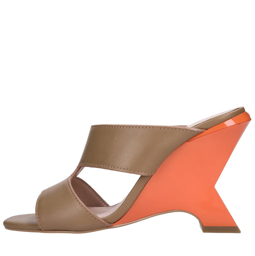 Pinko Scarpe con Tacco Marrone da donna