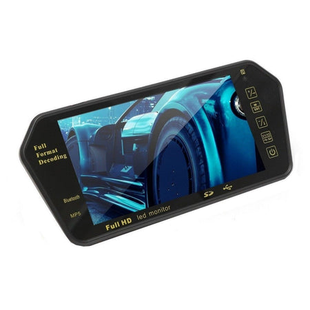 KIT Retromarcia Specchietto Monitor 7" bluetooth mp5 + Telecamera Posteriore