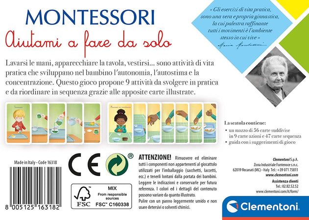 16318 - Montessori - Carte Aiutami a Fare da Solo