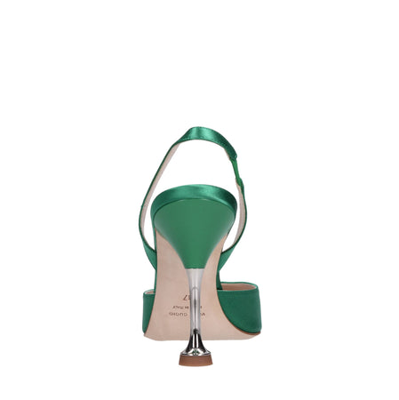 Lella Baldi Scarpe con Tacco Verde da donna
