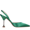 Lella Baldi Scarpe con Tacco Verde da donna