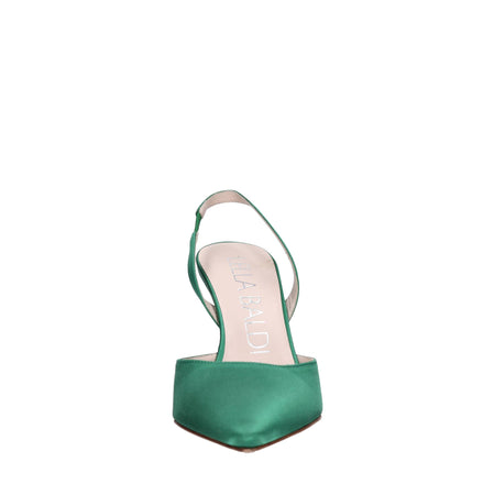 Lella Baldi Scarpe con Tacco Verde da donna