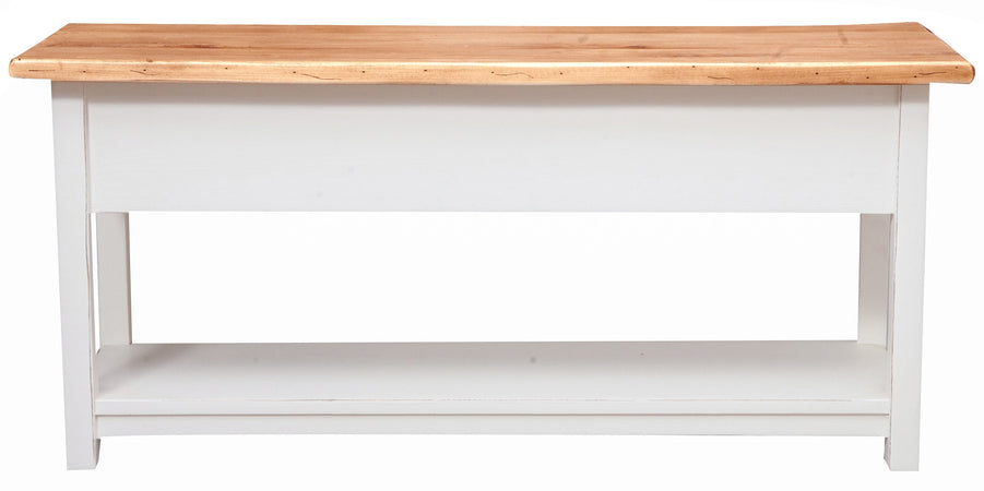 Biscottini Mobile TV Country Biscottini in Legno Massello di Tiglio Bianco Anticato