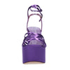 Lella Baldi Sandali Viola da donna