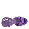 Lella Baldi Sandali Viola da donna