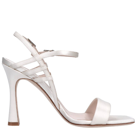 Lella Baldi Sandali Bianco da donna