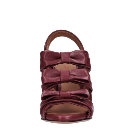 CHIE Sandali Bordeaux da donna