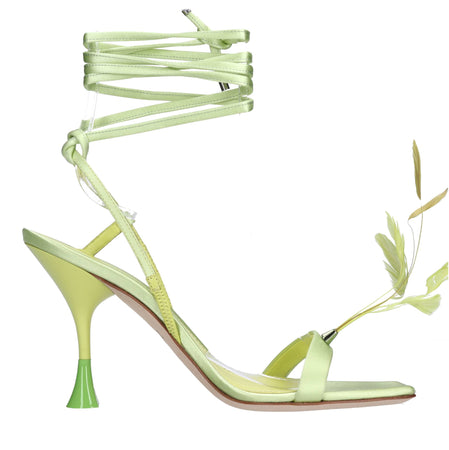 3JUIN Sandali Verde da donna