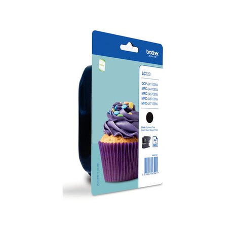 Brother LC123BKBP cartuccia d\'inchiostro 1 pz Originale Nero