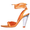 3JUIN Sandali Arancio da donna