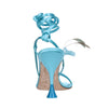 3JUIN Sandali Azzurro da donna