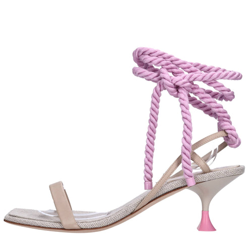 3JUIN Sandali Beige da donna