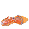 3JUIN Sandali Arancio da donna