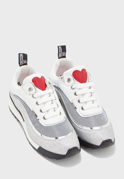 LOVE MOSCHINO Sneaker donna JA15762G08JN290A argento