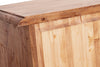 Biscottini Cassettiera Country in legno massello di tiglio finitura naturale L170xPR40xH100 cm. Made in Italy