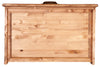 Biscottini Cassettiera Country in legno massello di tiglio finitura naturale L170xPR40xH100 cm. Made in Italy
