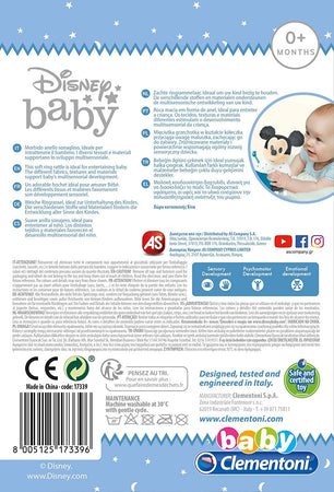 Bay Clementoni- Baby Mickey Morbido Anello Sonaglino 17339