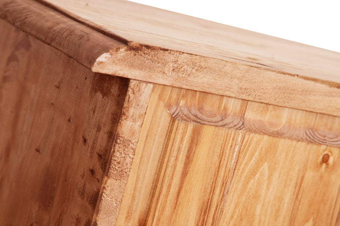 Biscottini Biscottini Cassettiera Country legno massello tiglio 8 cassetti 116x41x100