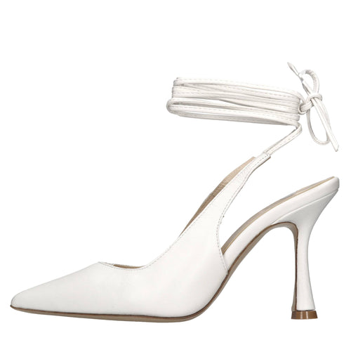 Parosh Scarpe con Tacco Bianco da donna