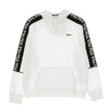 FILA Felpa Leggera Cappuccio Donna Tavora Hoody Bright White/black da donna
