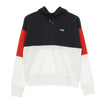 FILA Felpa Leggera Cappuccio Donna Sanja Cropped Hoody Black Iris/bright White/true Red da donna