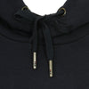 FILA Felpa Leggera Cappuccio Donna Sanja Cropped Hoody Black Iris/bright White/true Red da donna