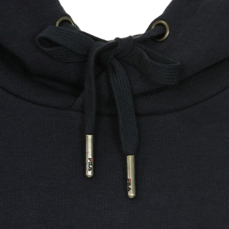 FILA Felpa Leggera Cappuccio Donna Sanja Cropped Hoody Black Iris/bright White/true Red da donna