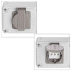 Presa Shucko Elettrica Cassetta Parete Muro Esterno Giardino Impermeabile IP65