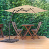 Ombrellone da Giardino Sistema Apri&Chiudi Decentrato 3 mt Impermeabile Beige Airvent