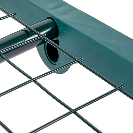 Serra da Giardino in Metallo e PVC 49x69 H 160cm Verde 4 Ripiani Trasparente