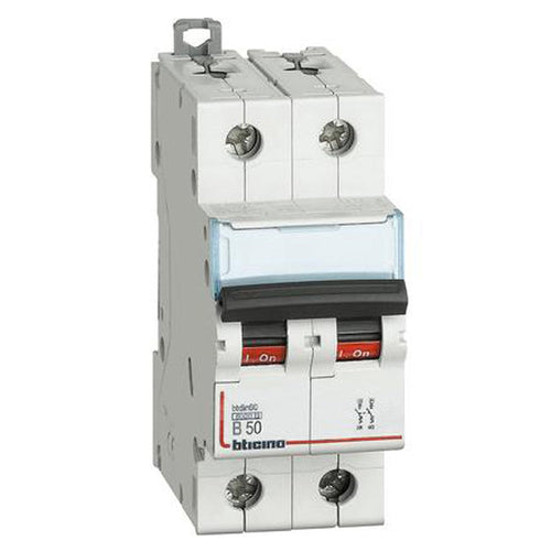 Interruttore magnetotermico 2P 2MOD. 50A Bticino