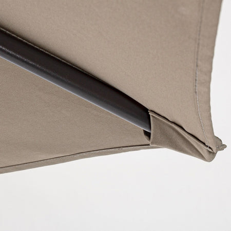 Ombrellone palo centrale "Kalife" in alluminio verniciato a polvere per giardino e balcone Ø 300 cm