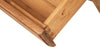 Biscottini Comodino Country in legno massello di tiglio finitura naturale L56xPR36xH66 cm. Made in Italy