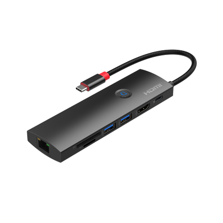 Propart UsB-C To Hdmi 4k@60hz(4:4:4) + Usb3.2 Gen1(5gbps) X2 + Sd3.0