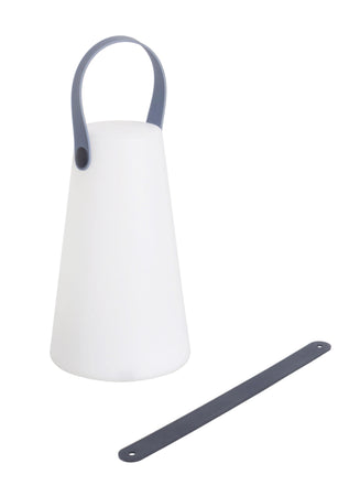 Lampada a led party cil in acciaio per uso interno ed esterno Ø 12 a - h 20 cm