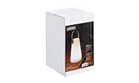 Lampada a led party cil in acciaio per uso interno ed esterno Ø 12 a - h 20 cm