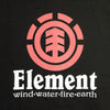 ELEMENT Felpa Cappuccio Uomo Vertical Hood Flint Black da uomo