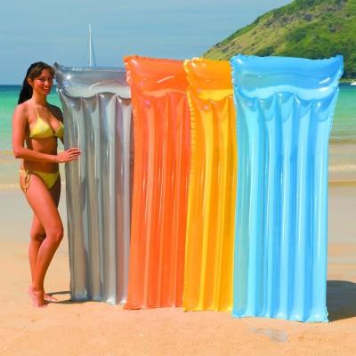Materassino tinta unita trasparente gonfiabile da mare e piscina