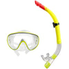 Maschera da sub con boccaglio per immersioni e snorkeling adulti e bambini