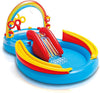 Piscina gonfiabile Arcobaleno con spruzzo per bambini 297 x 193 cm