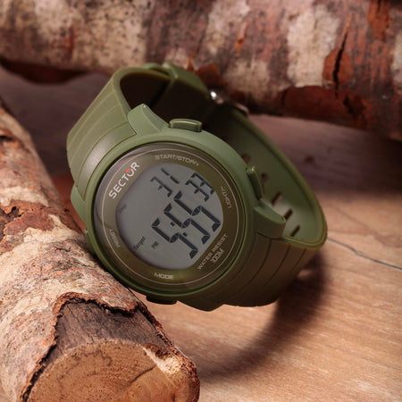 Orologio SECTOR Ex-31 multi funzione digitale gomma verde