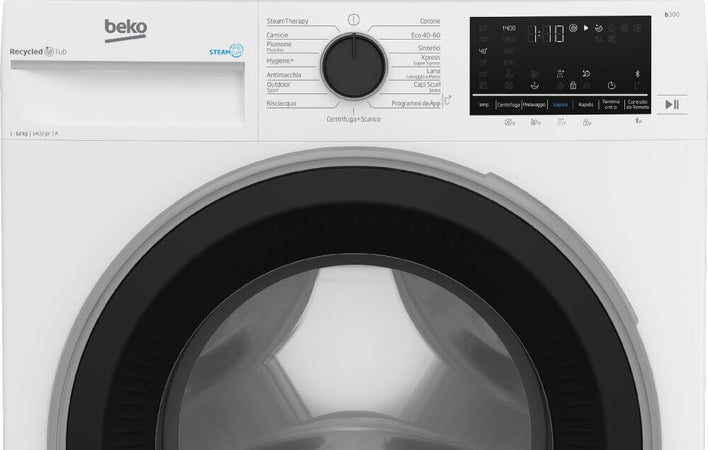 Beko BWT3124S Lavatrice cm. 60 - capacità 12 kg - bianco
