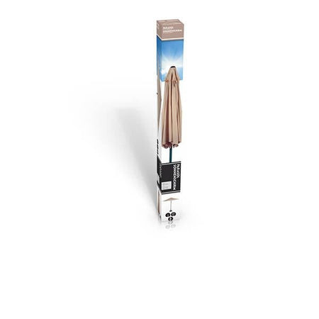 Ombrellone palo centrale in acciaio verniciato a polvere per giardino e balcone Ø 3 mt