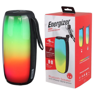 Energizer Speaker Bt + 1800mah Portable Fm, Micro Sd Card & Usb
