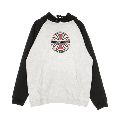 INDEPENDENT Felpa Cappuccio Uomo Itc Bauhaus Hood Black/athletic Heather da uomo