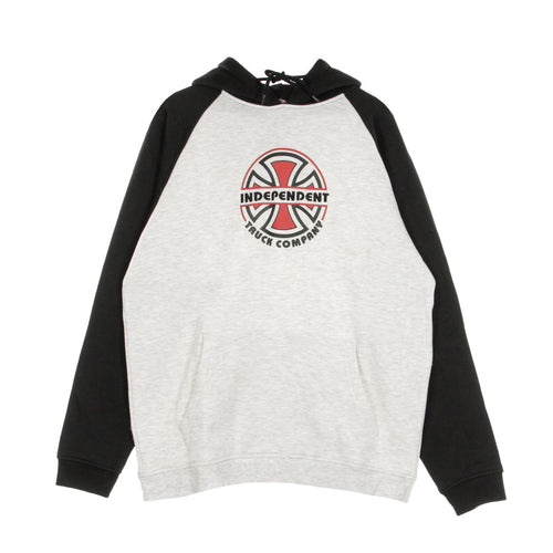 INDEPENDENT Felpa Cappuccio Uomo Itc Bauhaus Hood Black/athletic Heather da uomo