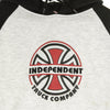 INDEPENDENT Felpa Cappuccio Uomo Itc Bauhaus Hood Black/athletic Heather da uomo